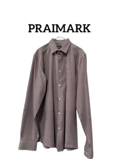 PRAIMARK 赤と白のチェック柄 長袖シャツのサムネイル
