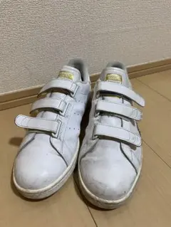 【稀少】adidas stansmith 天然皮革 ベルクロ オールシルバーロゴ 2025年最新】stan smith ベルクロの人気アイテム - メルカリ