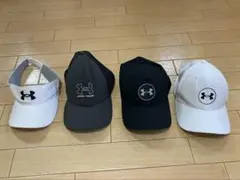 アンダーアーマー　メンズ　ゴルフ　キャップ　4点
