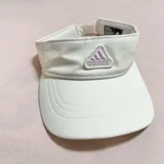adidas サンバイザー ホワイト
