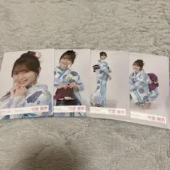 守屋麗奈 浴衣 2022 生写真 コンプ 櫻坂46