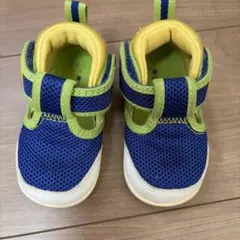 converseベビーサンダル 青/緑/黄 メッシュ12㎝