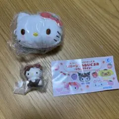 ハローキティ カプセルトイ 2種　リバーシブルぬいぐるみ チョコレートドール