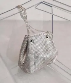 CIAOPANIC TYPメタルメッシュ　巾着バッグ