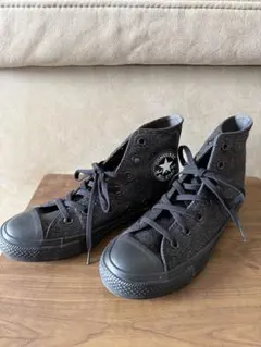 CONVERSE コンバース ハイカット ブラックラメ グリッター 24cm