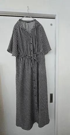 GLOBAL WORK　グローバルワーク　ワンピース　ギンガムチェック　ロング