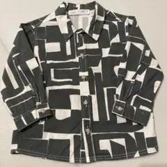 ZARA 幾何学模様 長袖シャツ 12-18ヶ月
