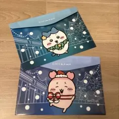 セブンイレブンコラボちいかわ　フラットケースクリアファイルポケットファイル2種類