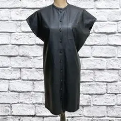 A111 セオリー 【S】 ワンピース フェイクレザー ノースリーブ チュニック