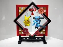 포켓몬 ふんわりゆらりん飾り 피카츄 リオル リーメント