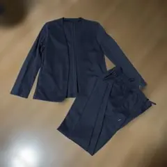 AOKI パジャマスーツ　セットアップ　ネイビー