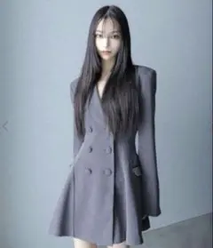 melt the lady thick belt jacket onepiece