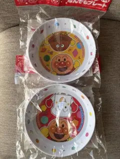 【新品】アンパンマン なんでもプレート 2種　アサヒ飲料コラボのサムネイル