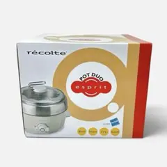 récolte レコルト ポットデュオ フェット 電気鍋 マルチクッカー 赤
