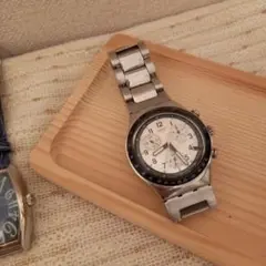 スウォッチ SWATCH IRONY 4jewels ALUMINUM クロノ