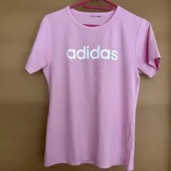 [匿名発送]745 adidas 半袖 Tシャツ スポーツシャツ ピンクのサムネイル