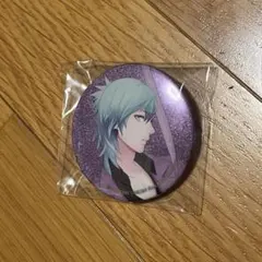 美風藍 グリッター 缶バッジ Color Ribbon Ver. うたプリ CR