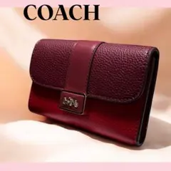 【新品】COACH 二つ折り財布新作