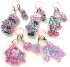 メゾピアノ べリエちゃん めじるしアクセサリー 2連 キラキラアクリル ピンク