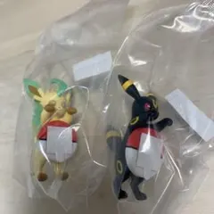 ポケモン 一番くじ 街歩きちらりん ブラッキー リーフィア