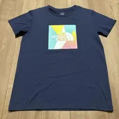 【美品】THE NORTH FACE グラフィックプリント Tシャツ ネイビー