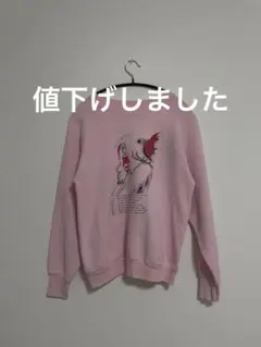 フルーツオブザルーム　ピンクスウェット　古着