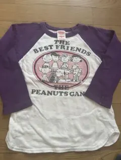 スヌーピー デニムダンガリーロンT120センチ