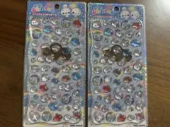 ぷくぷくあわわちゃんの可愛いプチドロップステッカー2枚セット