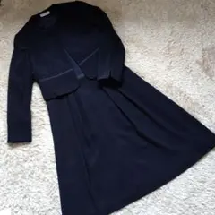 ELSALITA しまむらブラック ワンピーススーツ11AR