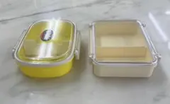 昭和レトロ お弁当箱 2個セット 密封シールケース 未使用品 レトロ雑貨