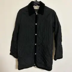 バーバリー ノバチェック キルティングジャケット レディース ブラック y2k