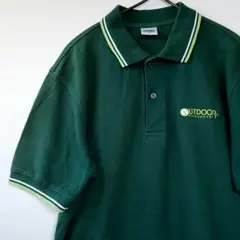 【匿名配送】アウトドアプロダクツ 半袖ポロシャツ 緑 M 美品 古着 夏服
