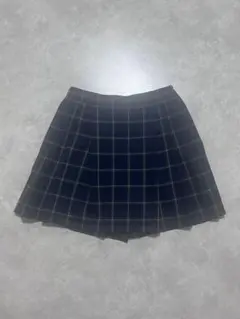 キッズ チェック柄 キュロットスカート