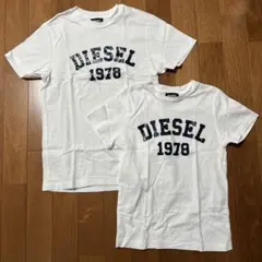 ディーゼル　白　Tシャツ　セット　キッズ　リンク　コーデ　110 130 送料込のサムネイル
