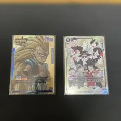 ドラゴンボール　マンガブースター　ゴテンクスＬ＆孫悟空　少年期SCR