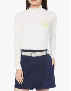 ジャックバニータグ付き長袖ハイネックシャツ