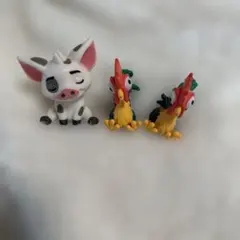 モアナと伝説の海 肩ズン フィギュアヘイヘイ＆プア