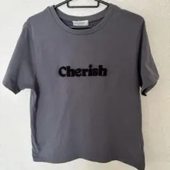 BACK NUMBER Cherish ロゴTシャツ グレー Lサイズのサムネイル