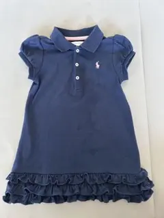 【ralph lauren】ポロワンピース　24M ネイビー