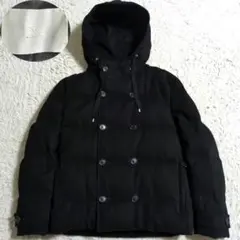 美品 DIOR HOMME コットンツイルダブルブレスト ダウンジャケット 黒のサムネイル