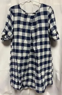 アズノゥアズ（AS KNOW AS）チュニック　チェック柄　フリーサイズ