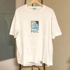 That POOL 白Tシャツ 例のプール ビッグシルエットフリークストア