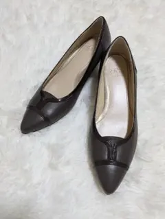 【極美品】Riz raffinee パンプス ブラウン 22.5cmEEのサムネイル