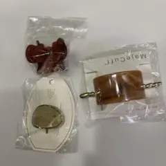 MajeCuff ヘアクリップ ブラウン