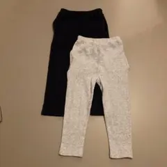 プチマイン 薄めのスウェットパンツ 100cm 2点セット