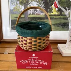 Longaberger 2000 Let It Snow Basket