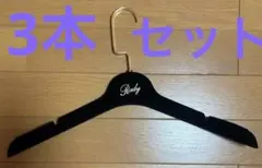 新品 Rady ノベルティー ハンガー 3本セット ブラック