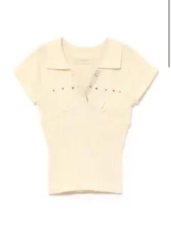 andmary アンドマリー　Lindsay logo tops ivory 正規品andmary Lindsay logo tops ivory - メルカリ