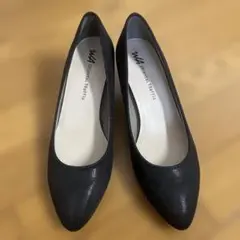 Oriental Traffic 黒 スエード ポインテッドトゥ パンプス　40