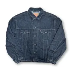 希少 80s-90s LEVI’S 70503-0258 先染めブラックデニム
